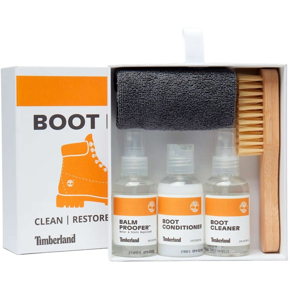 Timberland Boot Premium Cleaning Conditioner Waterproof‎ Brush Kit Original NEW